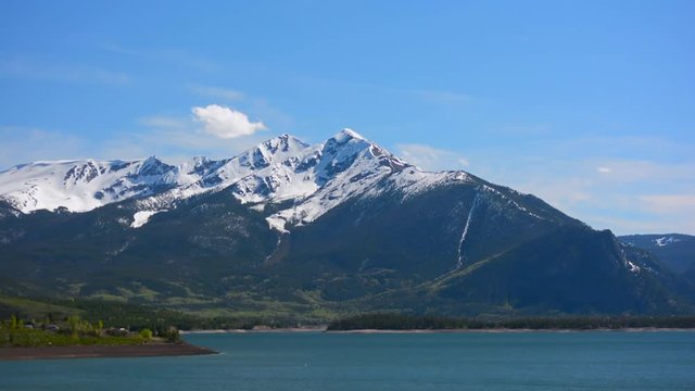 Tenmile Mountain Range and Dillon Reservoir in the Colorado Rockies