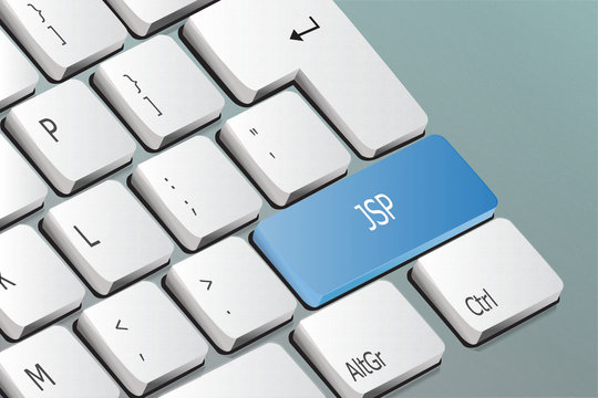 JSP written on the keyboard button