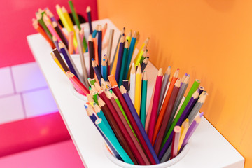 Fototapeta premium colored pencils