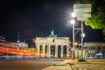 Brandenburg gate at twilight in summer, Berlin © Alexey Fedorenko