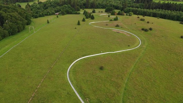 Vogelsberg - Der Hoherodskopf aus der Luft