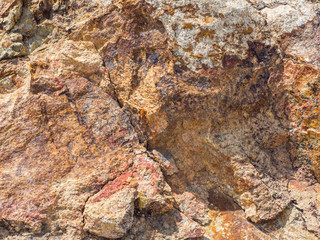 Texture of granite rock in Thailand