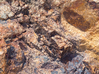 Texture of granite rock in Thailand