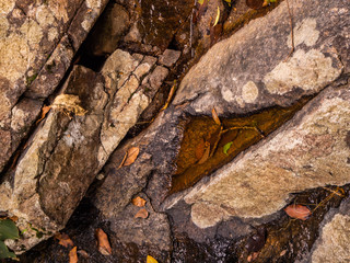 Texture of granite rock in Thailand