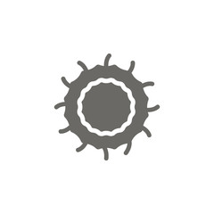 White blood cell  icon. Element of blood donation icon. Premium quality graphic design icon. Signs and symbols collection icon for websites, web design, mobile app