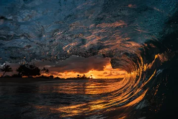 Foto op Canvas wave color explosion © derek