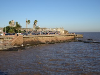 View from the Rambla of Montevideo Uruguay