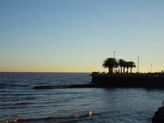 Pocitos Beach, a beach in Montevideo, is entirely within the Pocitos neighborhood. It is located on the banks of the Rio de la Plata and borders the entire Rambla República del Perú.