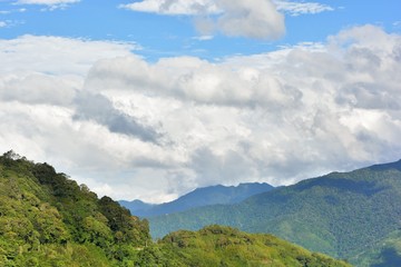 Mountain landscape-Mountain View Resort in the Hsinchu,Taiwan.