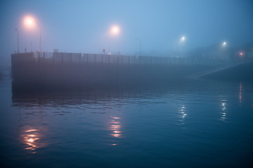 Fototapeta premium Night Fog