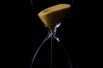 Timer hourglass, time lapse and accumulation