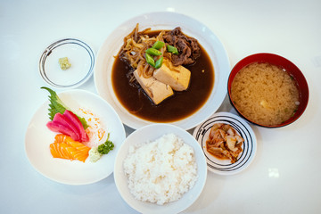 All delicious Japanese food