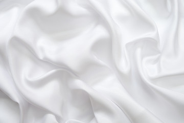 White satin fabric texture background