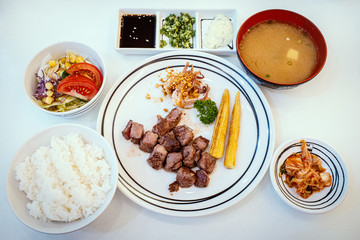 All delicious Japanese food