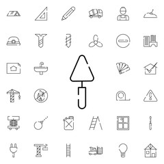 trowel for repair icon. Universal set of construction for website design and development, app development