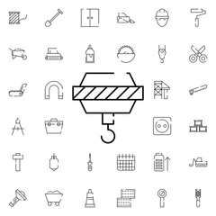 crane icon. Universal set of construction for website design and development, app development