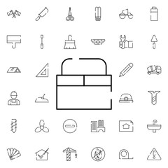 bucket of paint icon. Universal set of construction for website design and development, app development