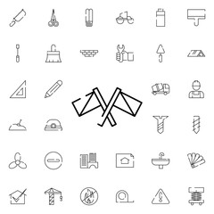 warning flags icon. Universal set of construction for website design and development, app development