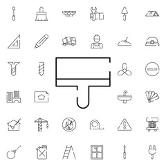 metal spatula icon. Universal set of construction for website design and development, app development