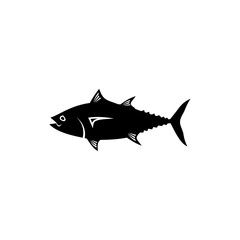 tuna river vector logo design