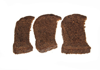 bread isolated on white background