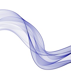 Abstract vector background, blue transparent waved lines for brochure, website, flyer design. smoke wave. wavy lines