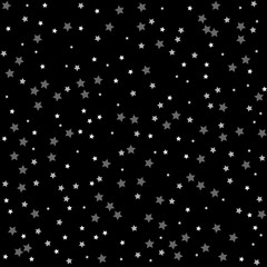 abstract background. chaotic arrangement of twinkling stars. starry night sky. eps 10