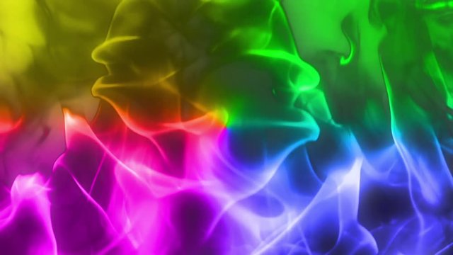 fire loop rainbow animation background