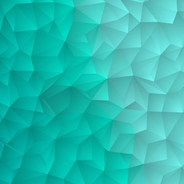 turquoise geometric illustration. triangular background. template for presentation. layout for relama