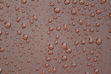 water drops on glass