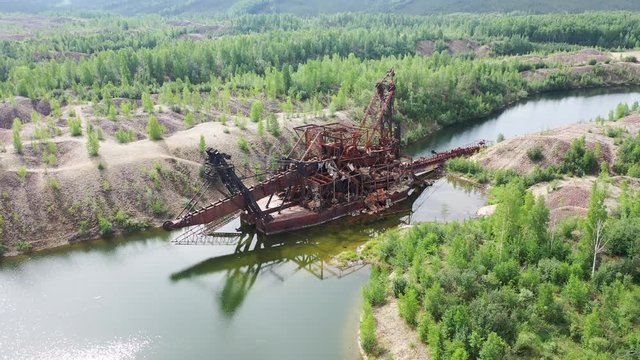 Abandoned Gold Dredge
