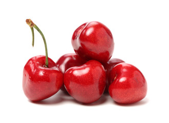 Cherry isolated on white background