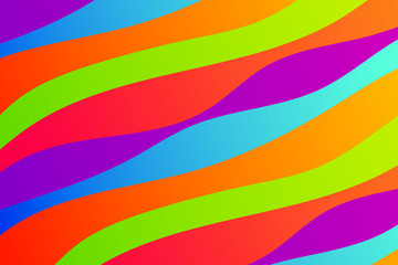 Colorful background with curved lines. Pattern design for banner, poster, flyer, card, cover, brochure