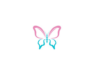 Butterfly creative conceptual colorful design Vector illustration