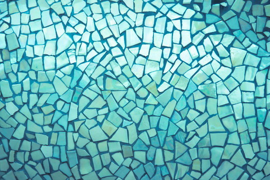Green Broken tiles mosaic seamless pattern. cement tile pattern, stone road icon, slab tile, mosaic tile wallpapers for kitchen.
