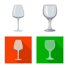 Vector design of form and celebration sign. Collection of form and volume stock vector illustration.