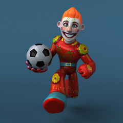 Mexican hero - 3D Illustration