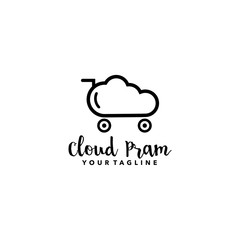 cloud pram logo design