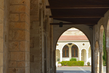 Obraz premium Saint George Church on Paralimni, Cyprus on June 12, 2018.