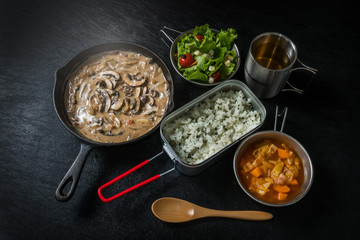ロシア料理ストロガノフ Russian style stew (stroganoff)