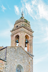 Fototapeta na wymiar Streets of Montalcino, in Tuscany, famous for its Brunello wine