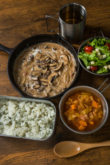 ロシア料理ストロガノフ Russian style stew (stroganoff)
