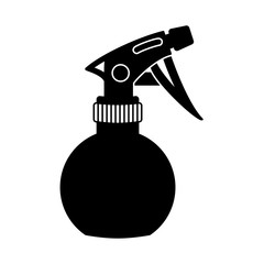 Black and white water spray bottle