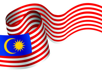 Vector Ilustration of Malaysia flag