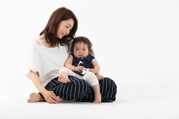 母子のポートレート