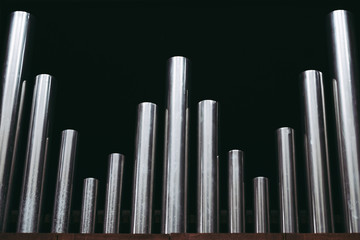 Tuyaux d'orgue, instrument à vent