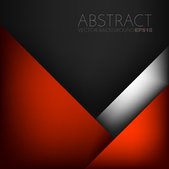 Red vector abstract background with stripes