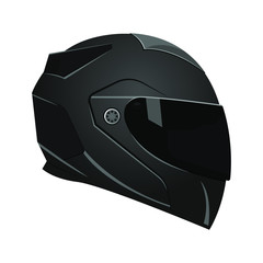 Motorcycle helmet vector design illustration isolated on white background 