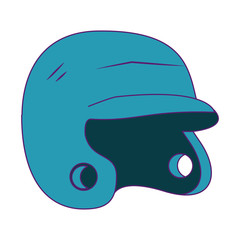 baseball equiment elements icon cartoon
