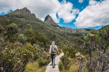 Photo sur Plexiglas Mont Cradle Cradle Mountain randonnée Tasmanie Australie